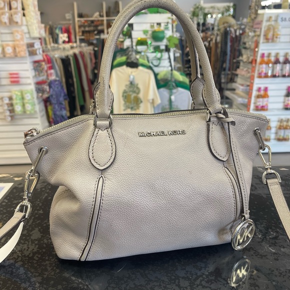 Michael Kors Light Gray Satchel